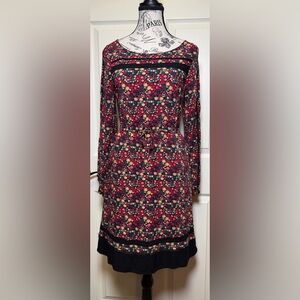 LC Lauren Conrad Woodland Wanderer Floral Long Sleeve Dress